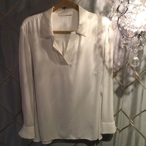 Gorgeous, silky white shirt, Size 16W